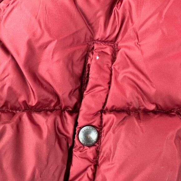 Burberry Red Down Puffer Jacket Boys Size 10 - Picture 10 of 16